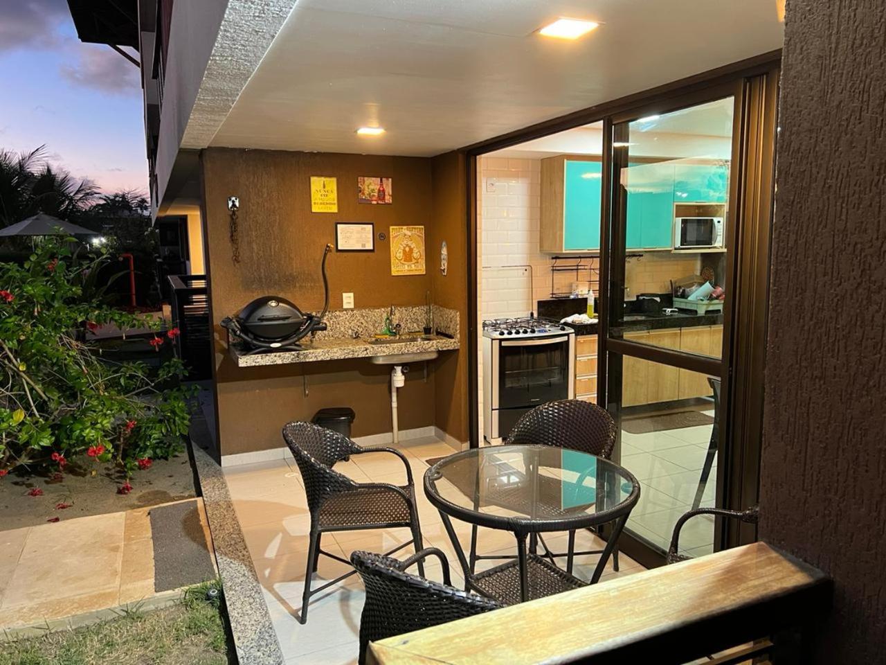 Luxuoso Flat 3 Quartos, Terreo, No Cupe Beach Living - Beira Mar De Pôrto das Galinhas المظهر الخارجي الصورة