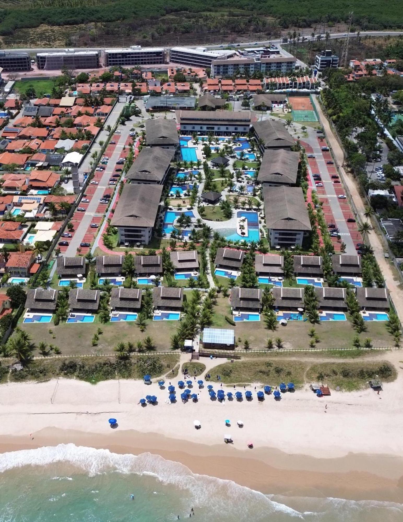 Luxuoso Flat 3 Quartos, Terreo, No Cupe Beach Living - Beira Mar De Pôrto das Galinhas المظهر الخارجي الصورة