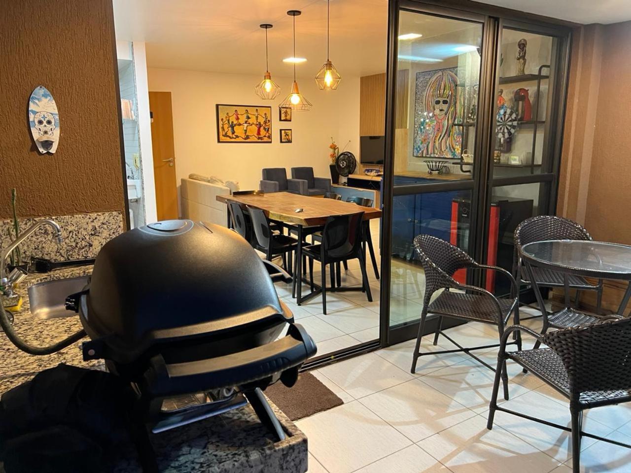 Luxuoso Flat 3 Quartos, Terreo, No Cupe Beach Living - Beira Mar De Pôrto das Galinhas المظهر الخارجي الصورة