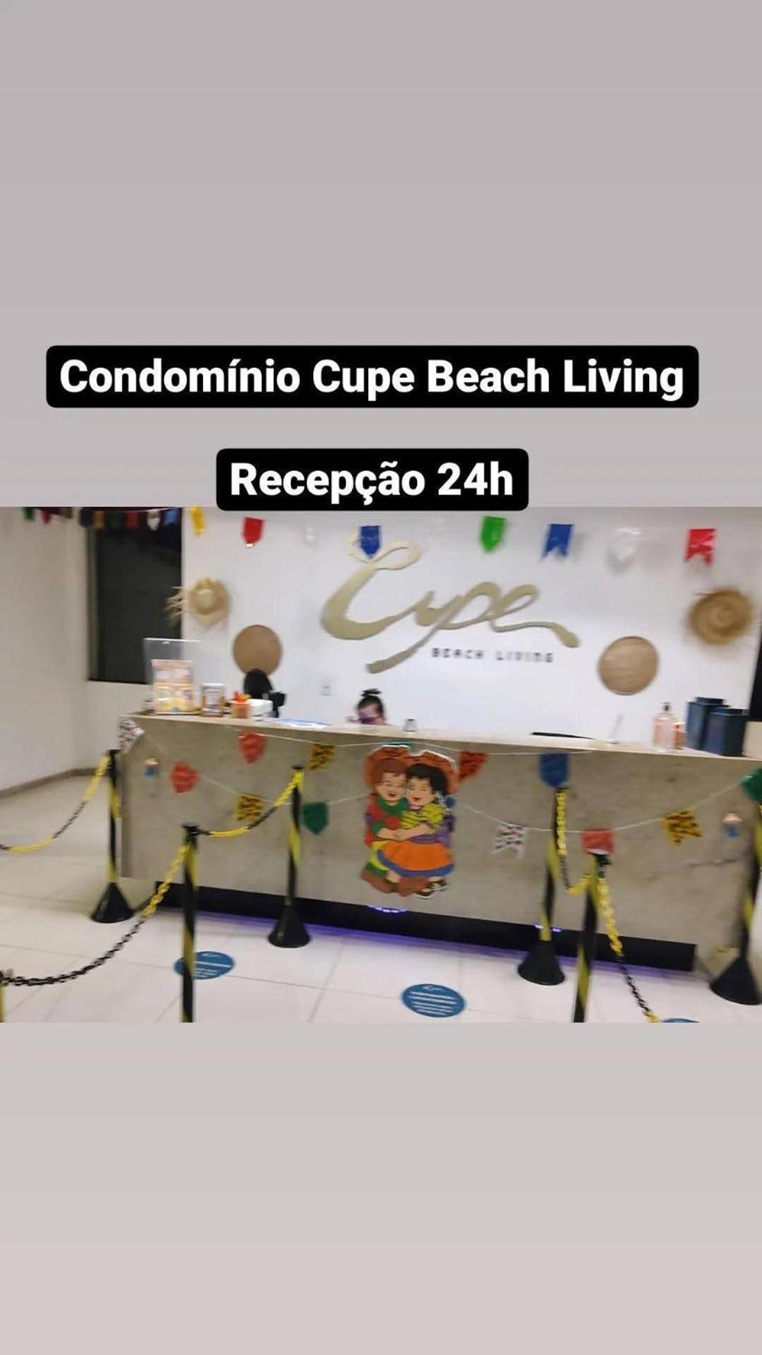 Luxuoso Flat 3 Quartos, Terreo, No Cupe Beach Living - Beira Mar De Pôrto das Galinhas المظهر الخارجي الصورة