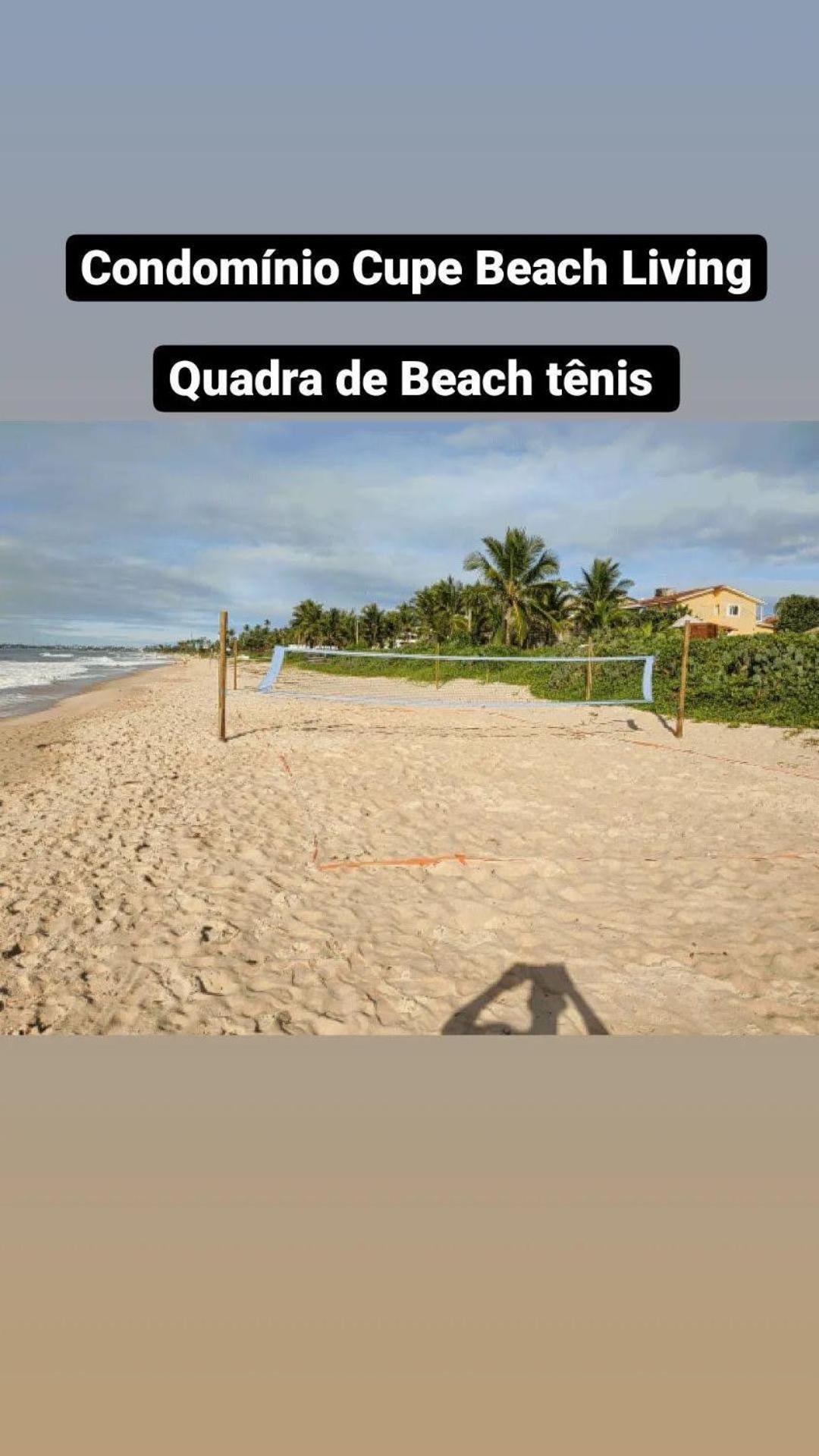 Luxuoso Flat 3 Quartos, Terreo, No Cupe Beach Living - Beira Mar De Pôrto das Galinhas المظهر الخارجي الصورة
