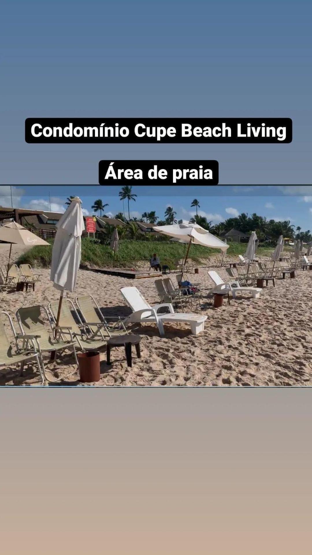 Luxuoso Flat 3 Quartos, Terreo, No Cupe Beach Living - Beira Mar De Pôrto das Galinhas المظهر الخارجي الصورة