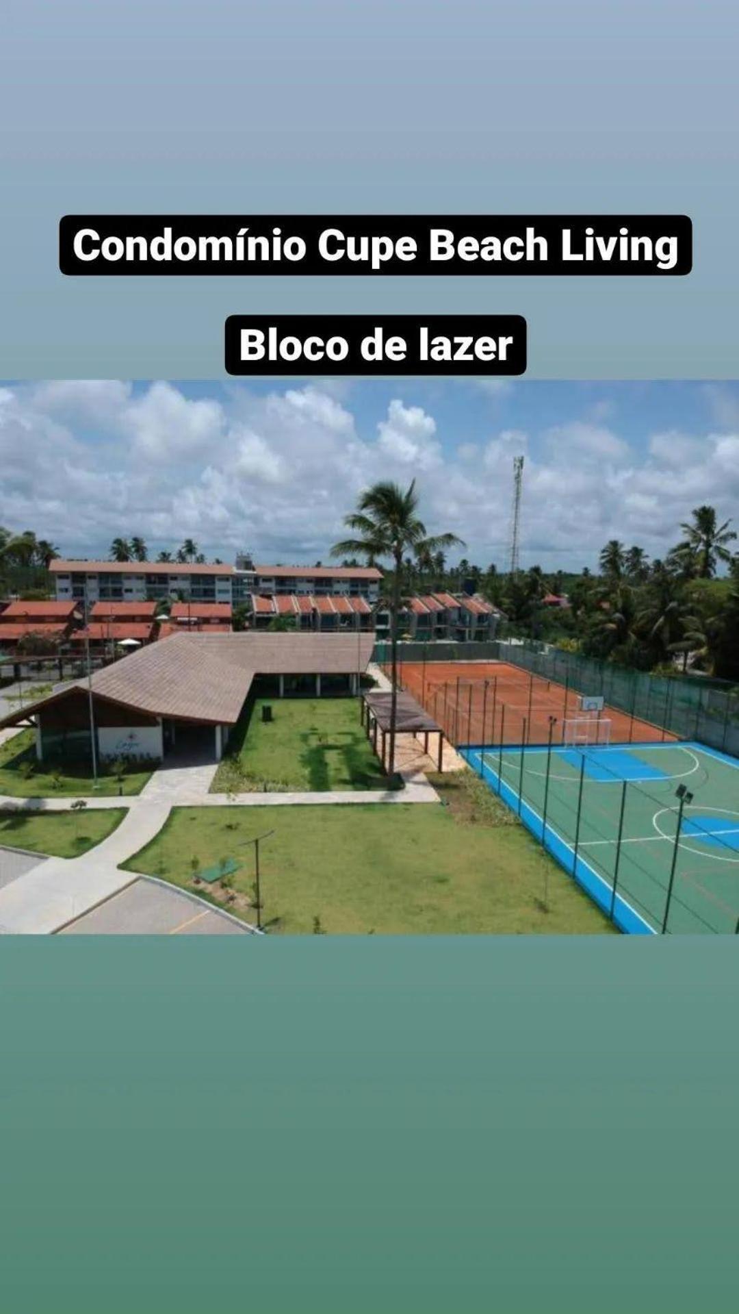 Luxuoso Flat 3 Quartos, Terreo, No Cupe Beach Living - Beira Mar De Pôrto das Galinhas المظهر الخارجي الصورة