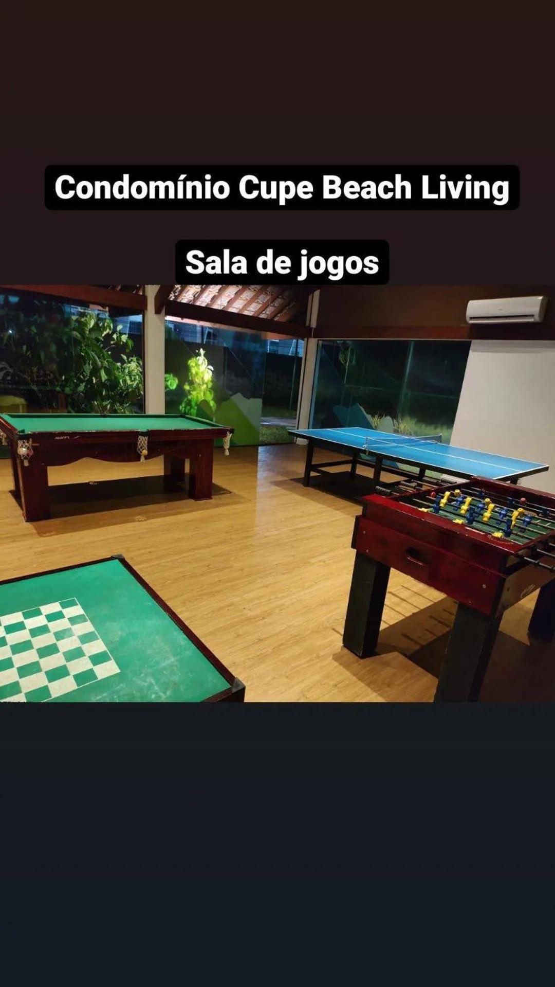 Luxuoso Flat 3 Quartos, Terreo, No Cupe Beach Living - Beira Mar De Pôrto das Galinhas المظهر الخارجي الصورة
