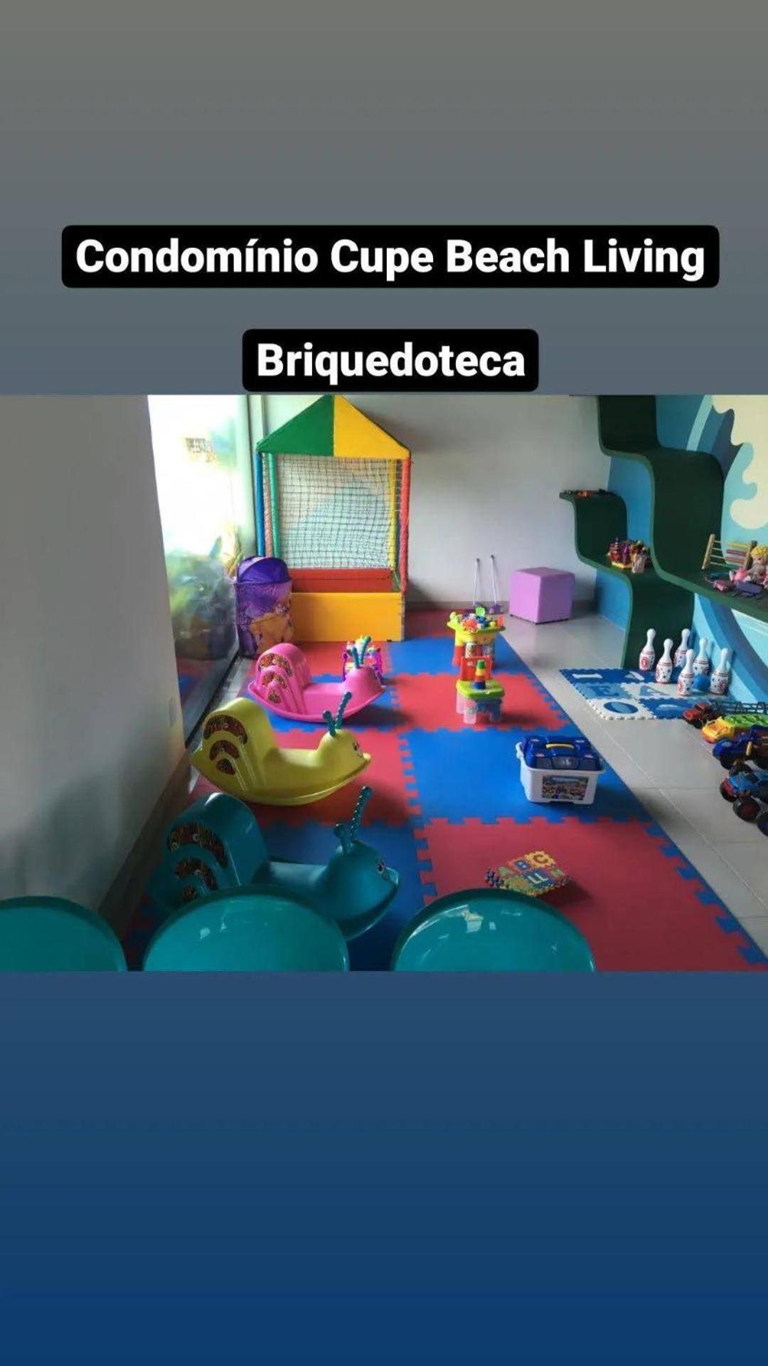 Luxuoso Flat 3 Quartos, Terreo, No Cupe Beach Living - Beira Mar De Pôrto das Galinhas المظهر الخارجي الصورة