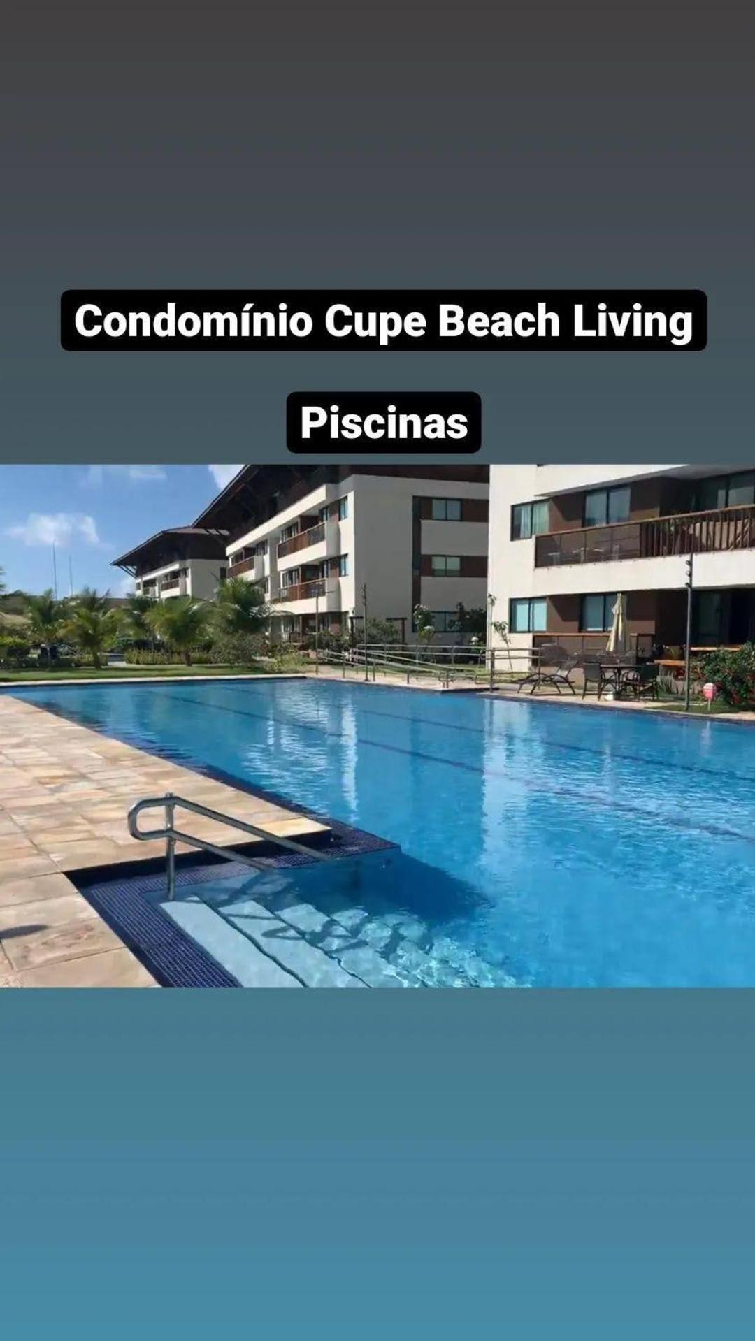 Luxuoso Flat 3 Quartos, Terreo, No Cupe Beach Living - Beira Mar De Pôrto das Galinhas المظهر الخارجي الصورة