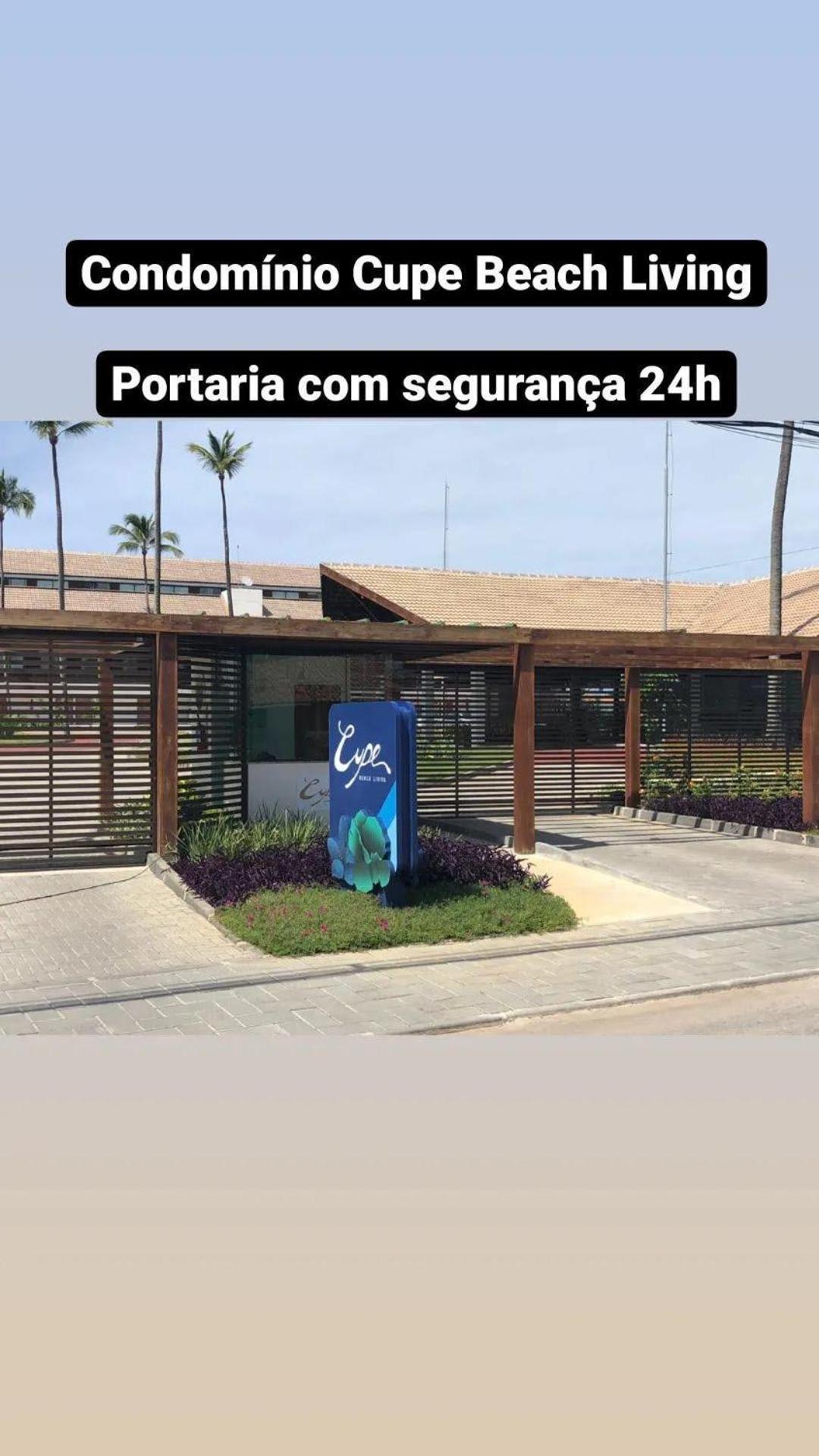 Luxuoso Flat 3 Quartos, Terreo, No Cupe Beach Living - Beira Mar De Pôrto das Galinhas المظهر الخارجي الصورة