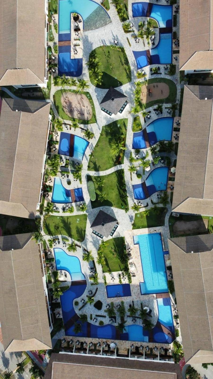 Luxuoso Flat 3 Quartos, Terreo, No Cupe Beach Living - Beira Mar De Pôrto das Galinhas المظهر الخارجي الصورة